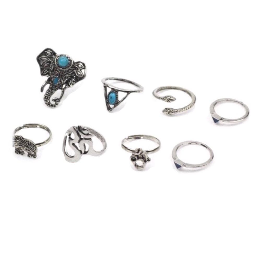 ELEPHANT OHM RING SET                   🎉ℋℙ🎉 - Picture 3 of 4